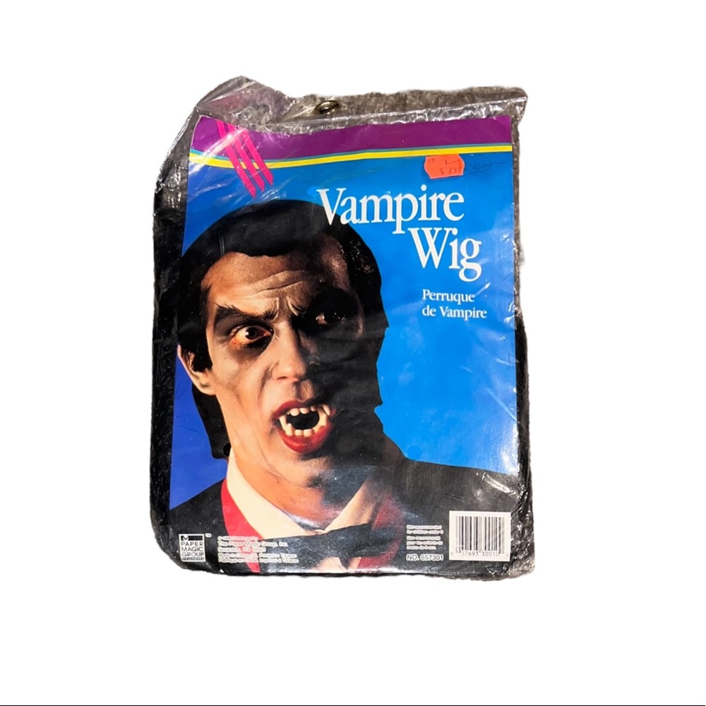 VTG 1996 The Paper Magic Group Vampire Wig Halloween Costume